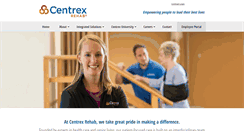 Desktop Screenshot of centrexrehab.com